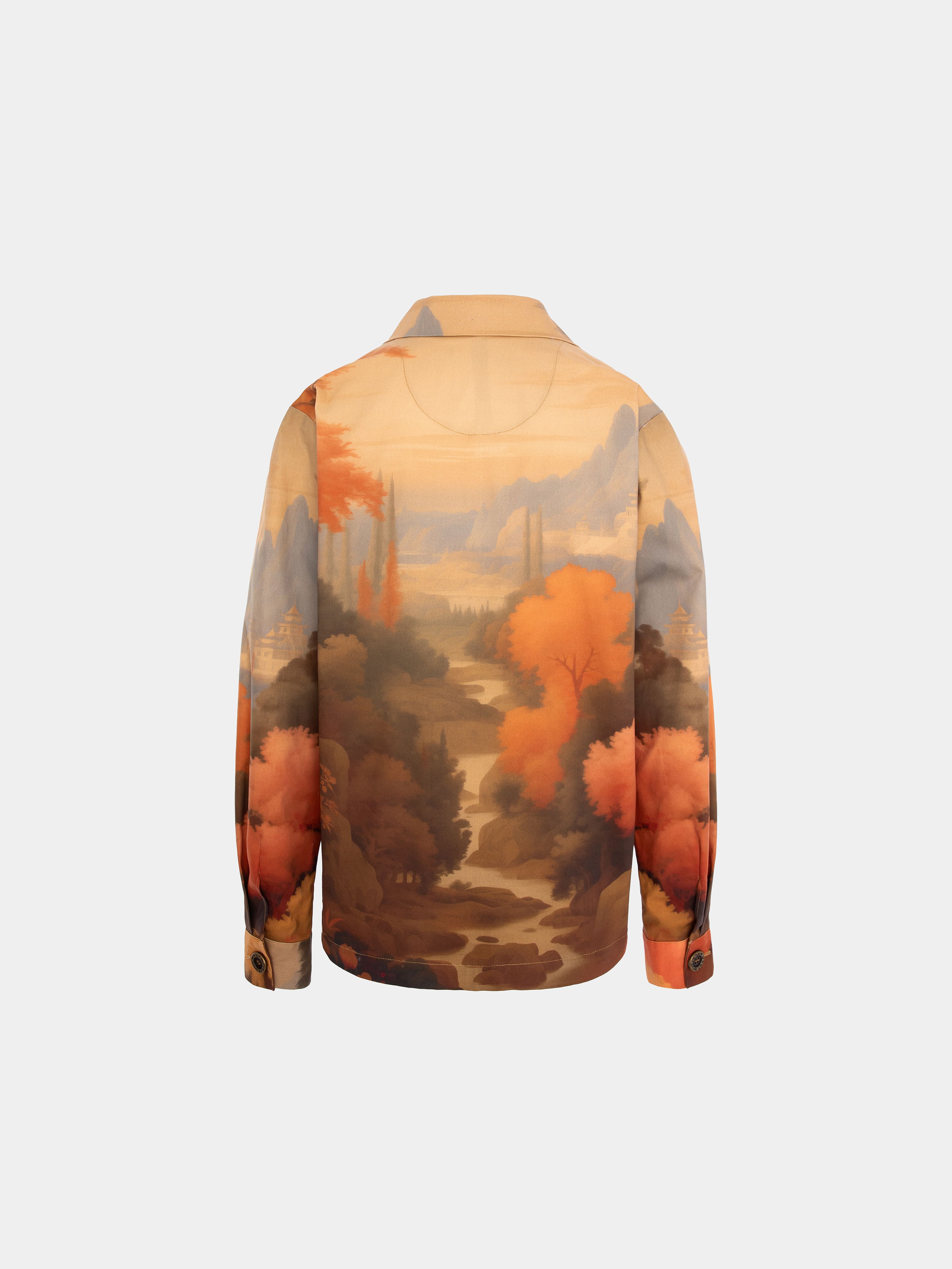 Valley of Life Denim Shirt Jacket