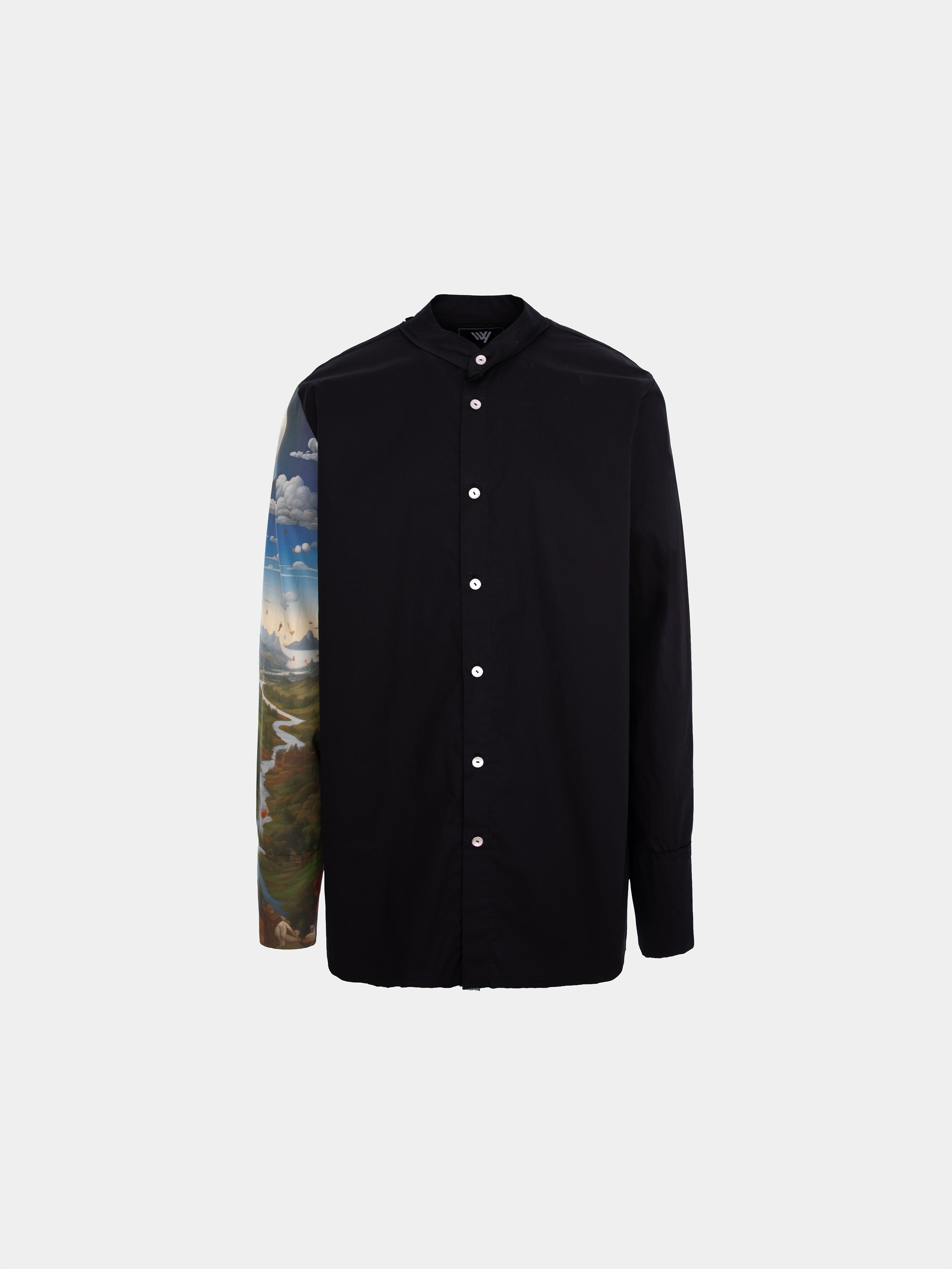 Hybrid Cotton Black Shirt