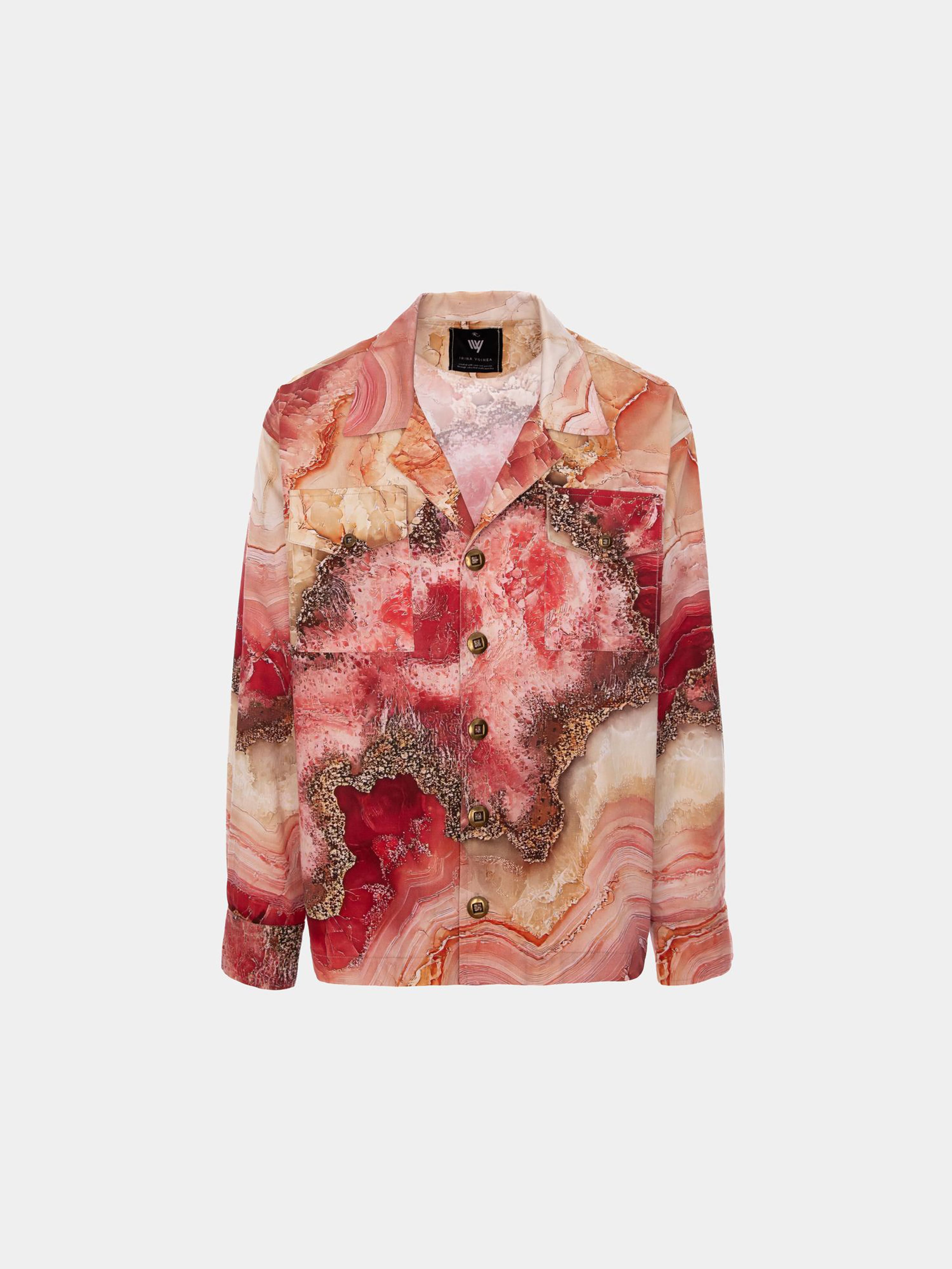 Rose Crystal Denim Jacket