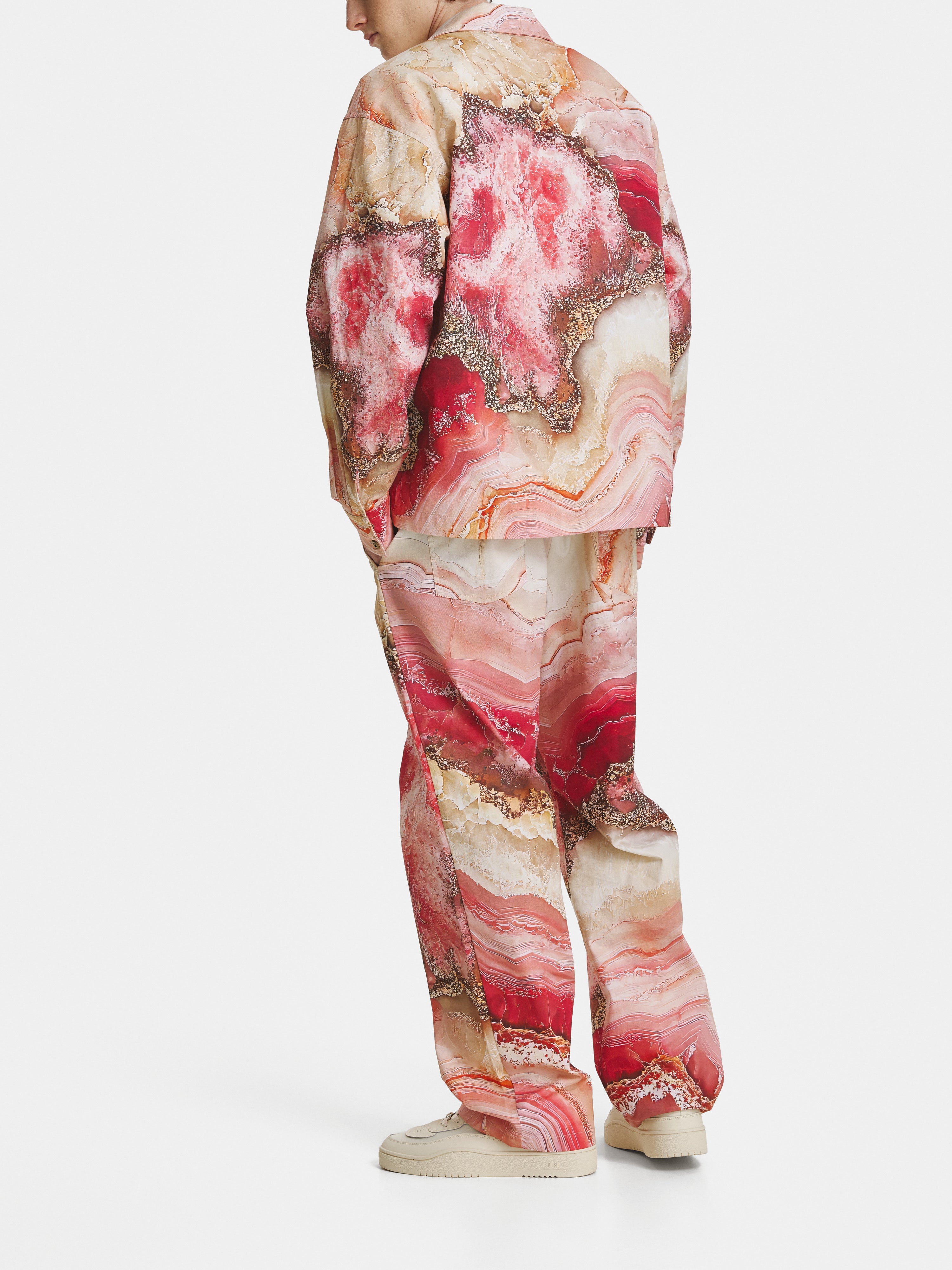 Rose Crystal Denim Trousers