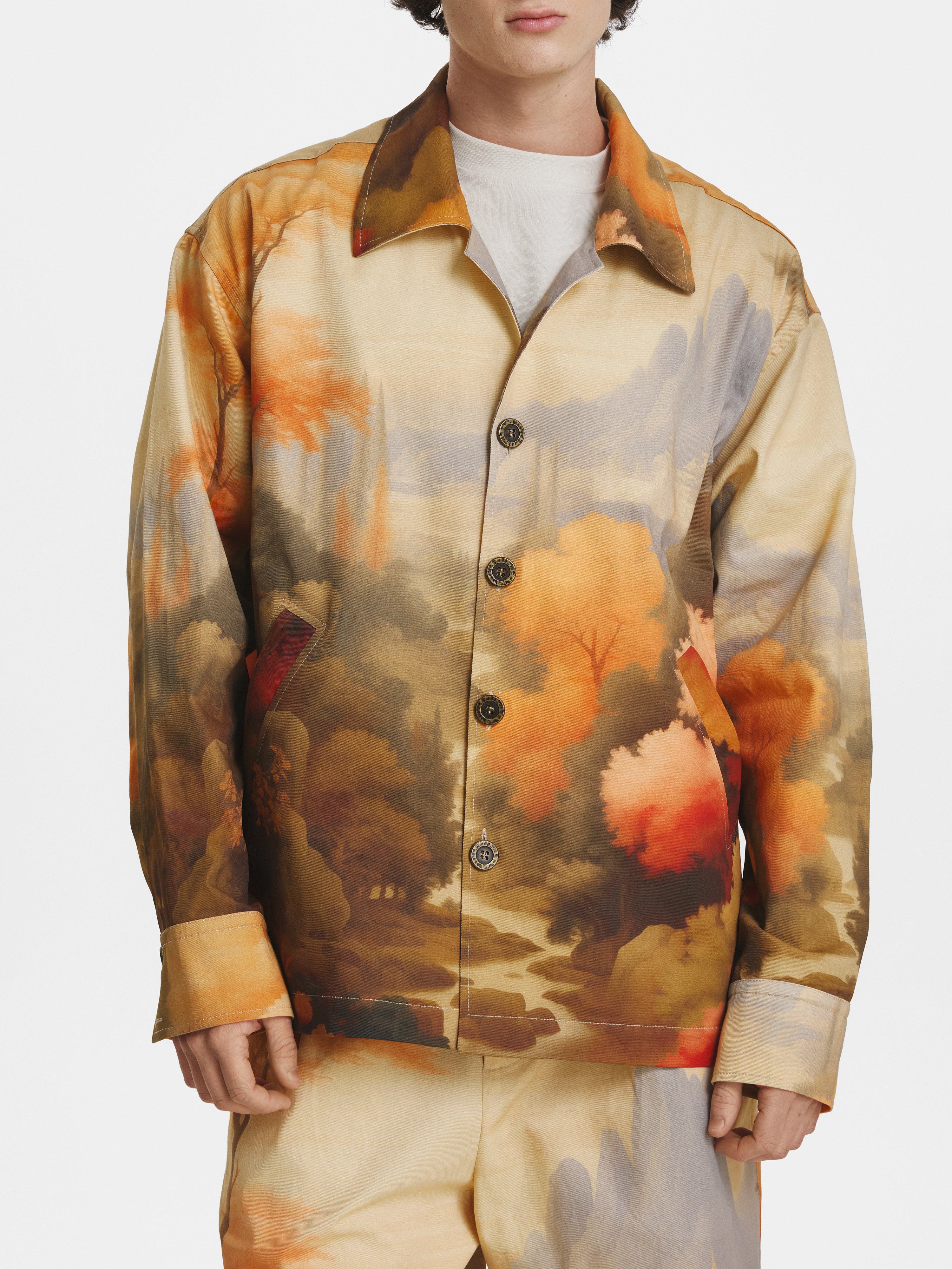 Valley of Life Denim Shirt Jacket