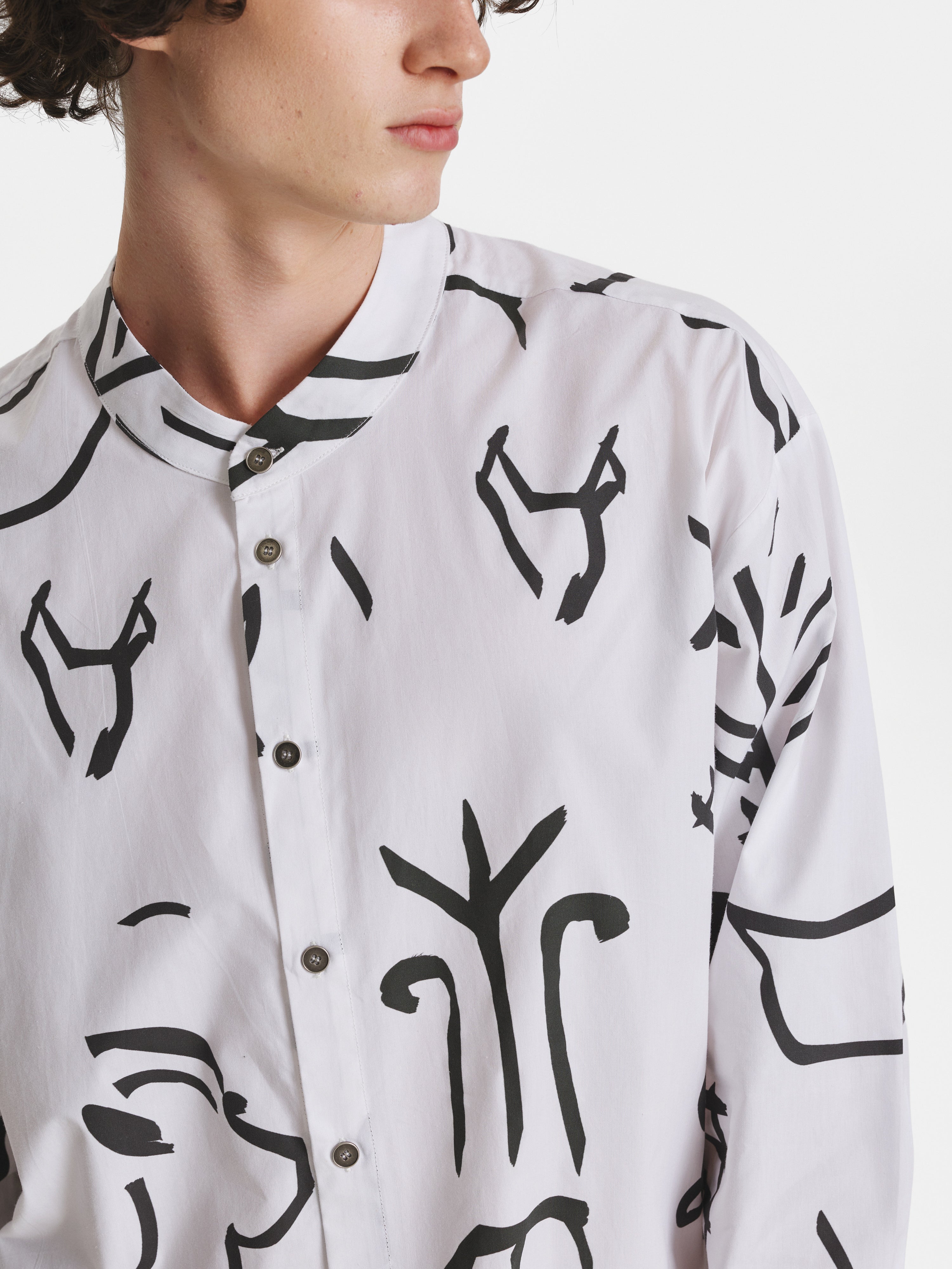 Tartaria White Cotton Shirt