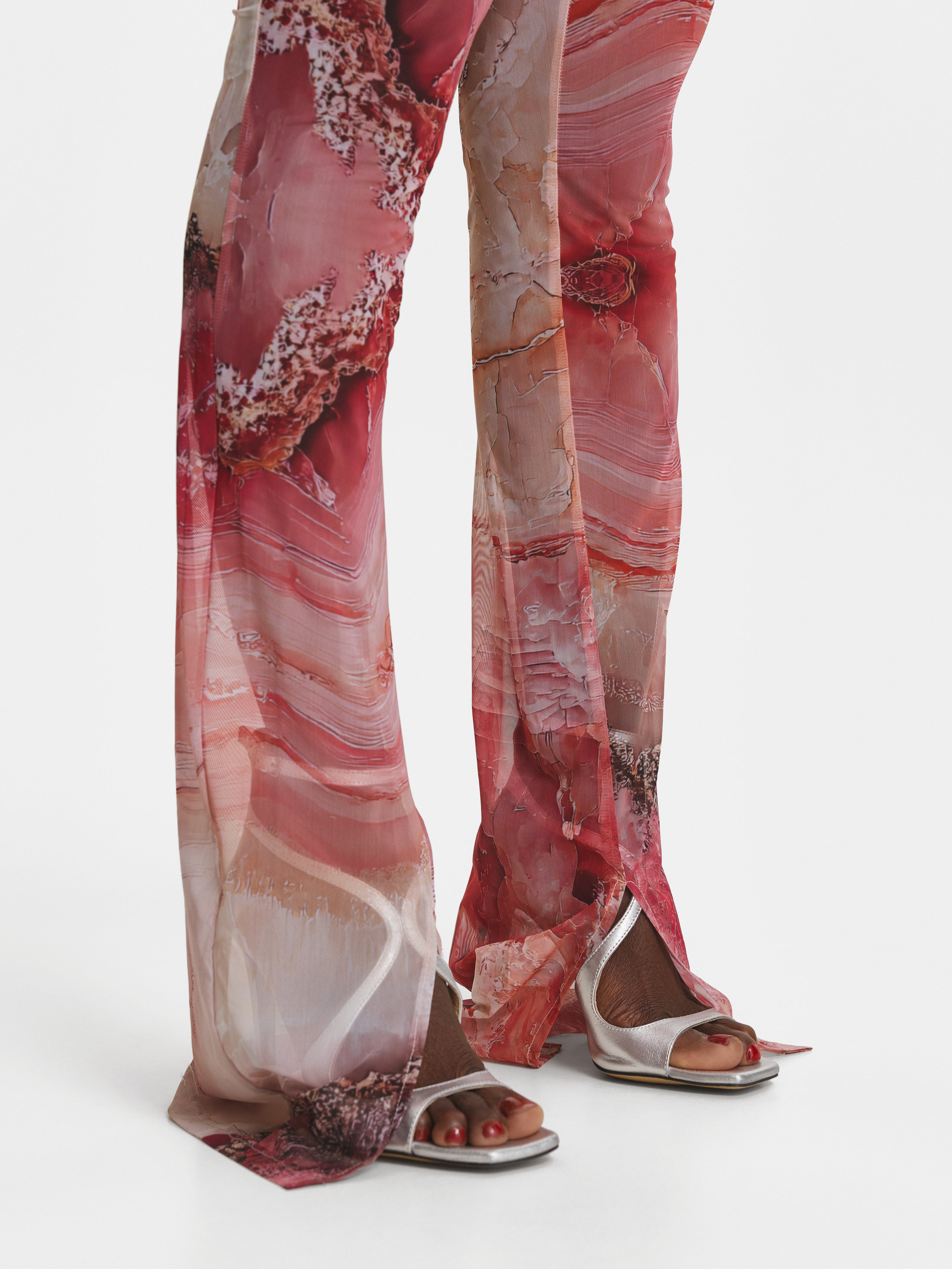 Rose Crystal Mesh Overall