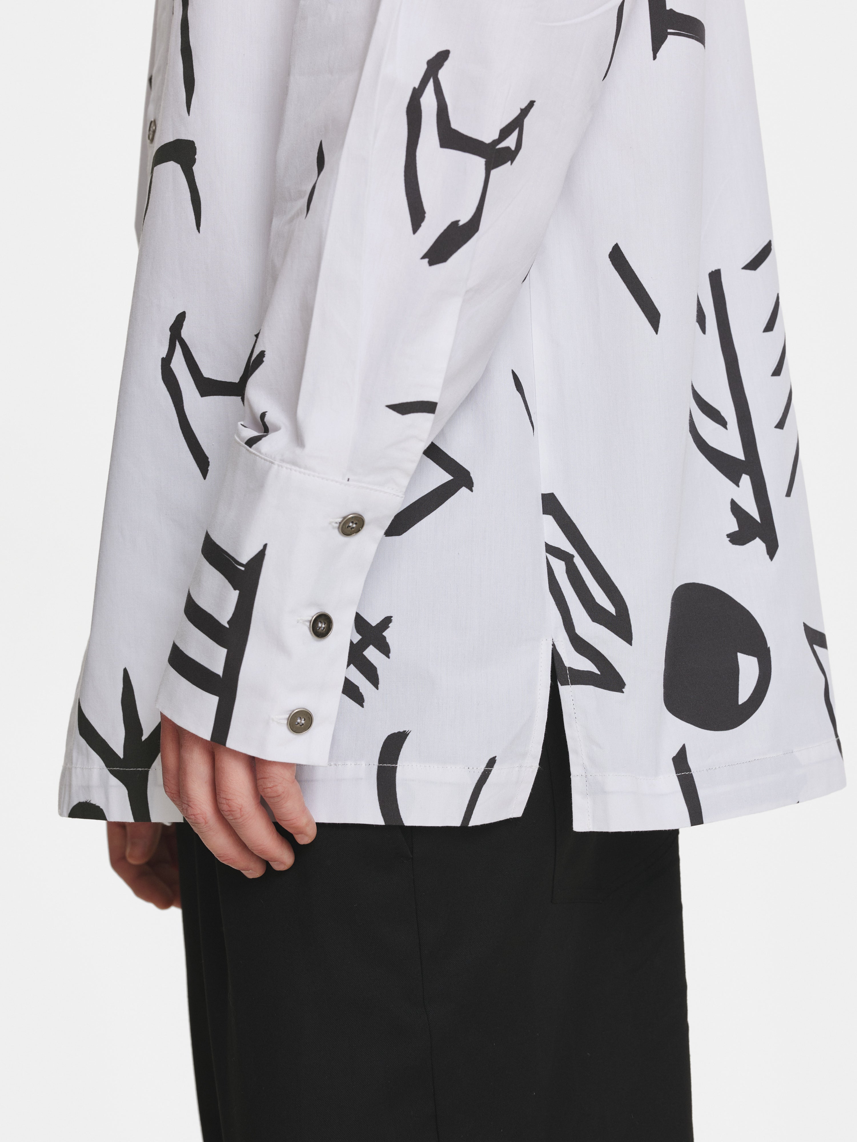 Tartaria White Cotton Shirt