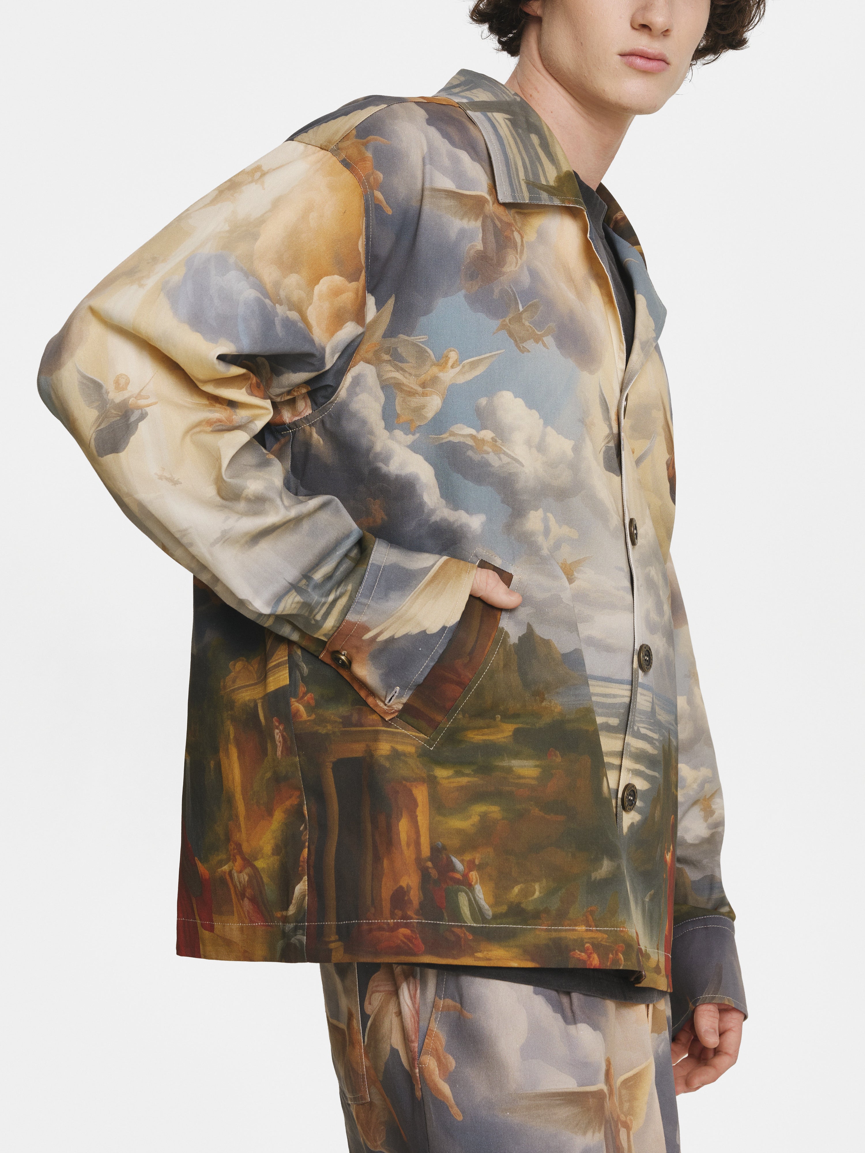 Judgement Day Denim Shirt Jacket