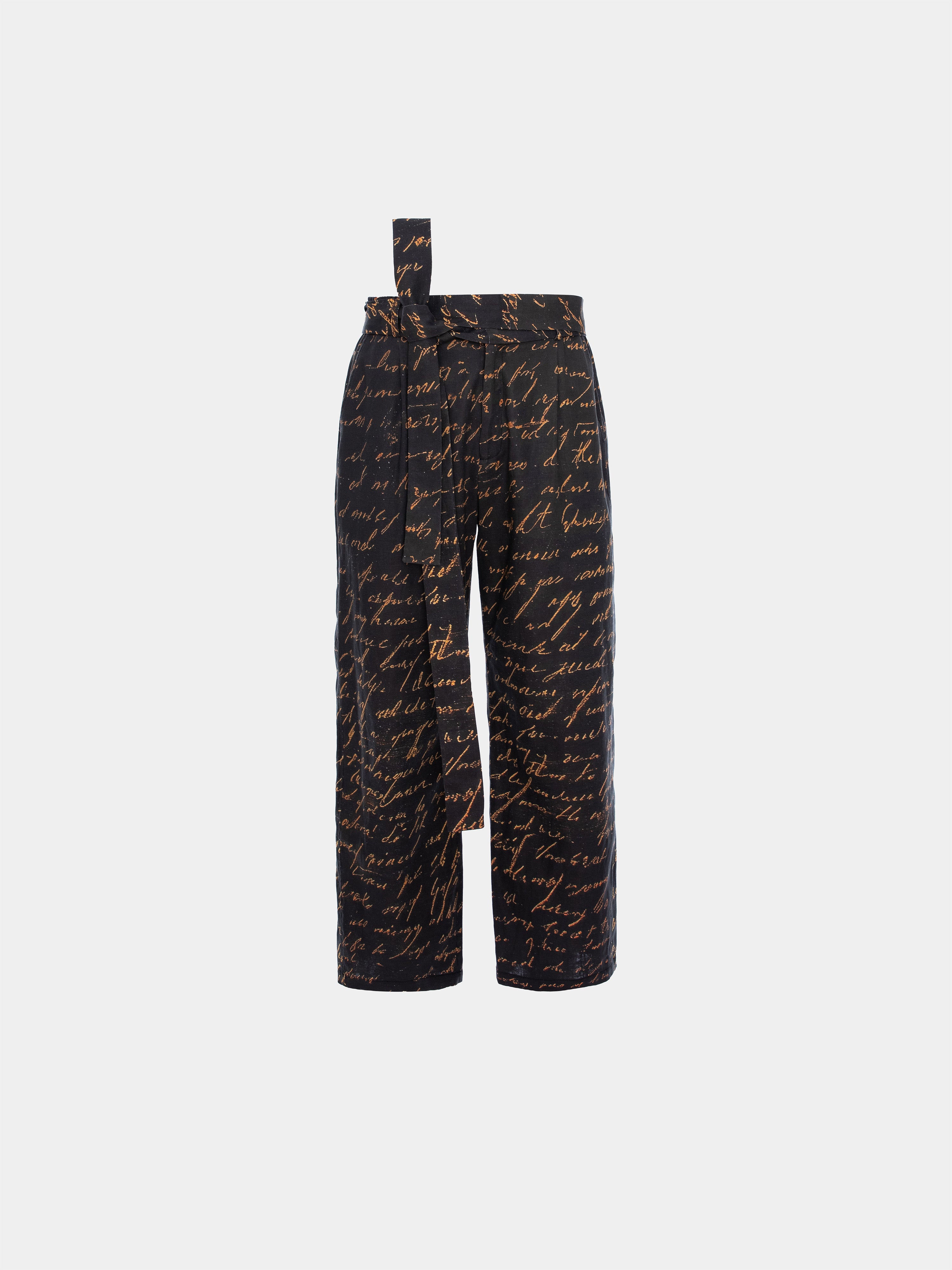 Writing Linen Trousers