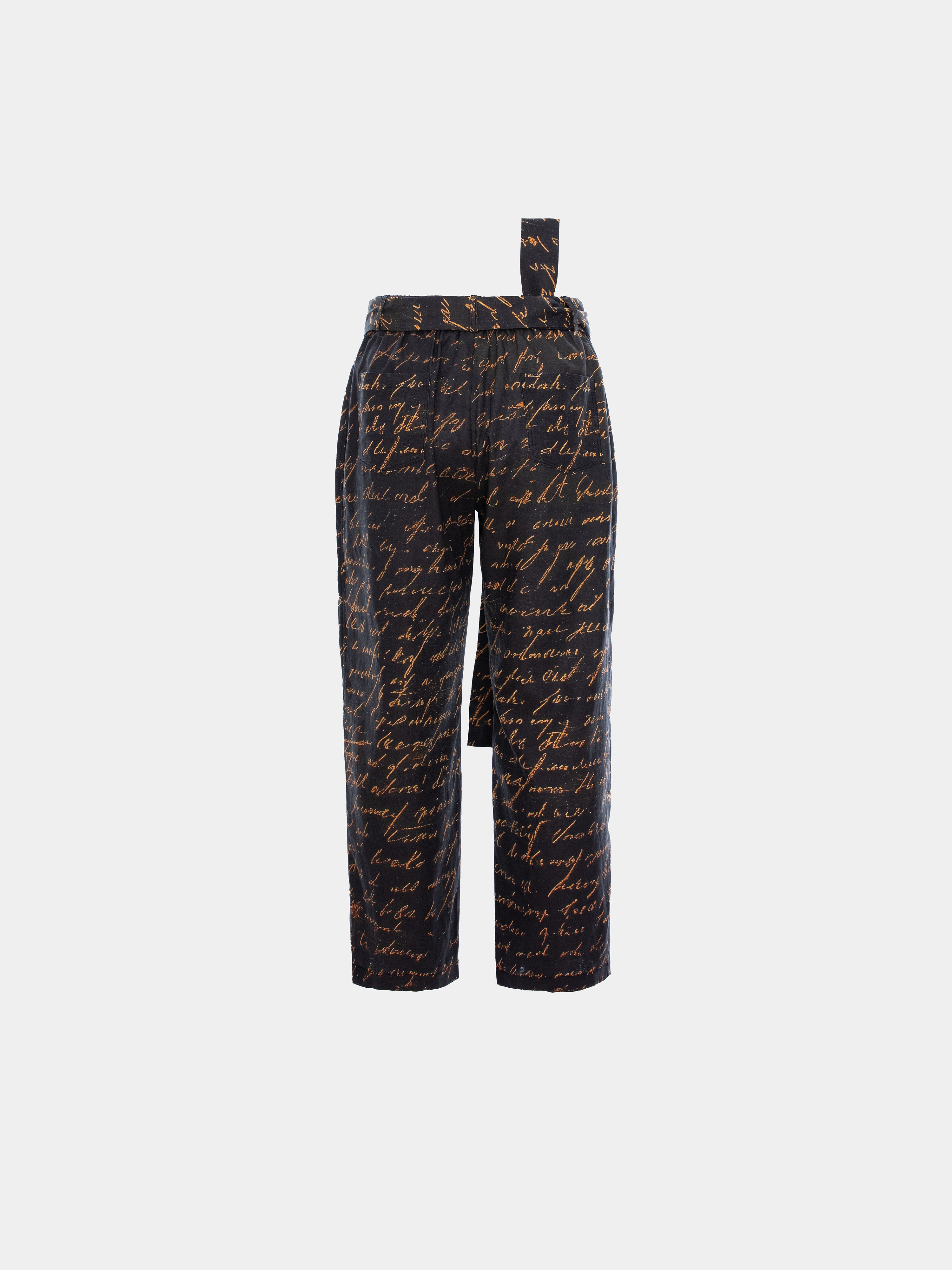 Writing Linen Trousers