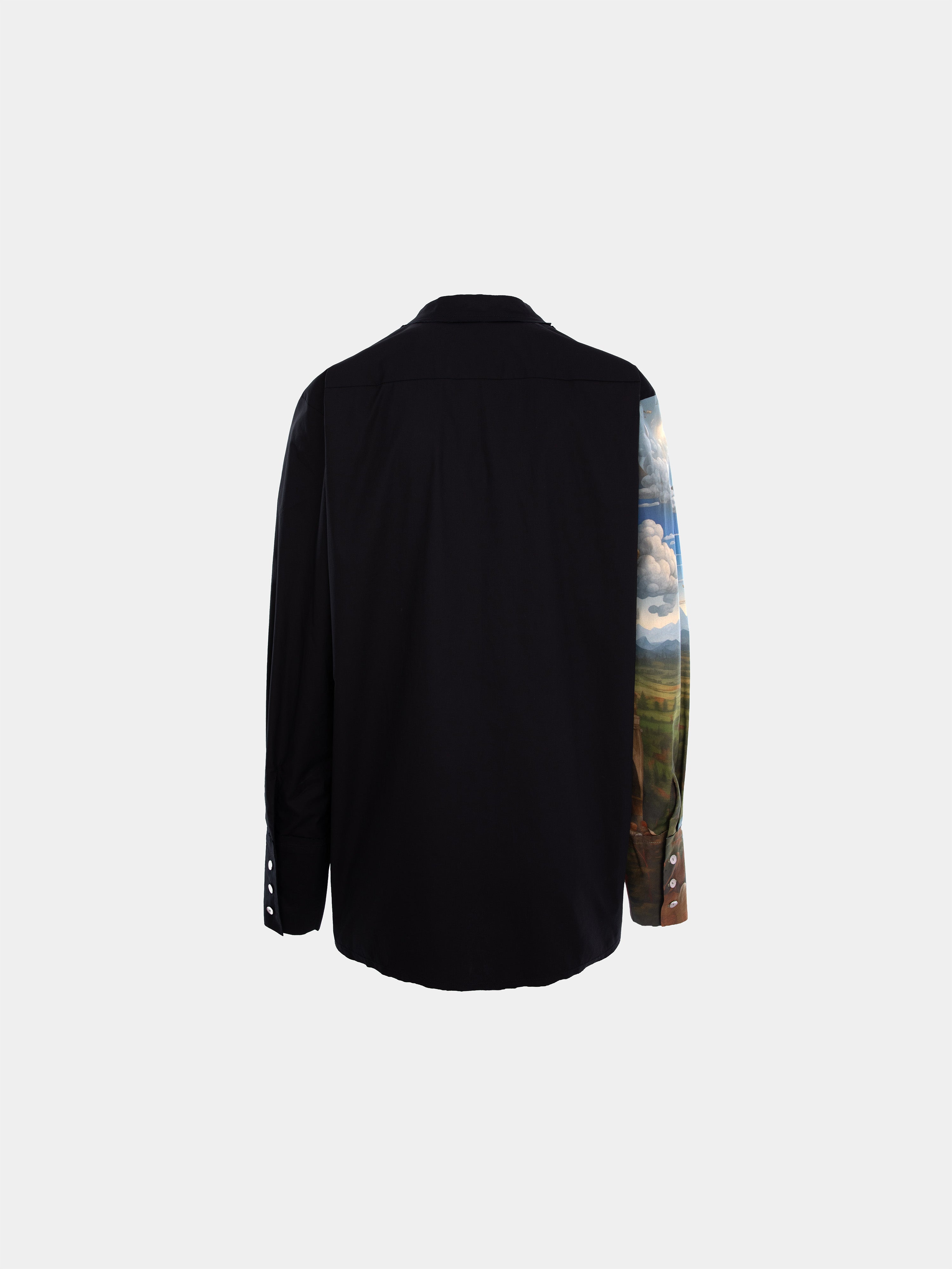 Hybrid Cotton Black Shirt