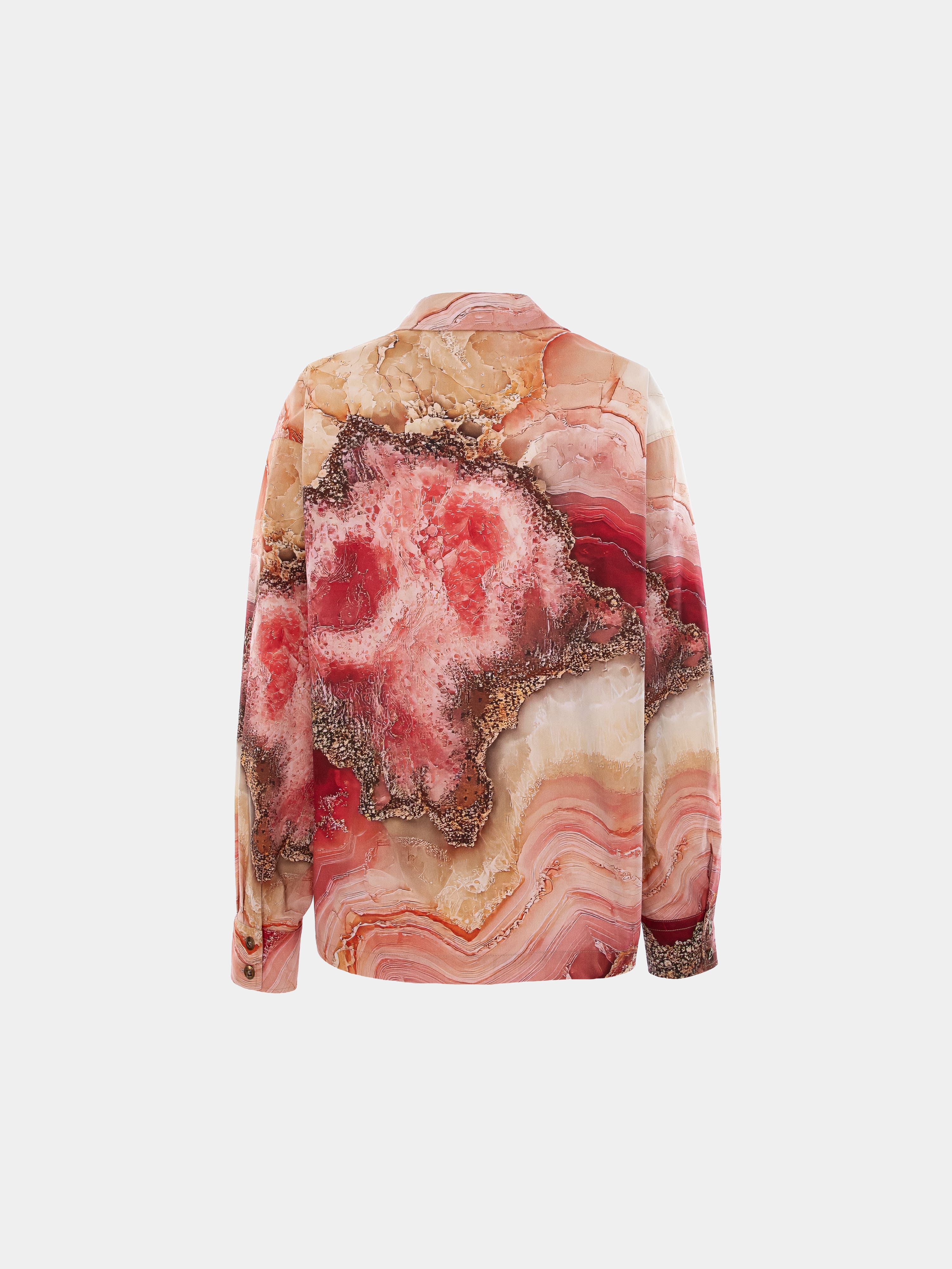 Rose Crystal Denim Jacket