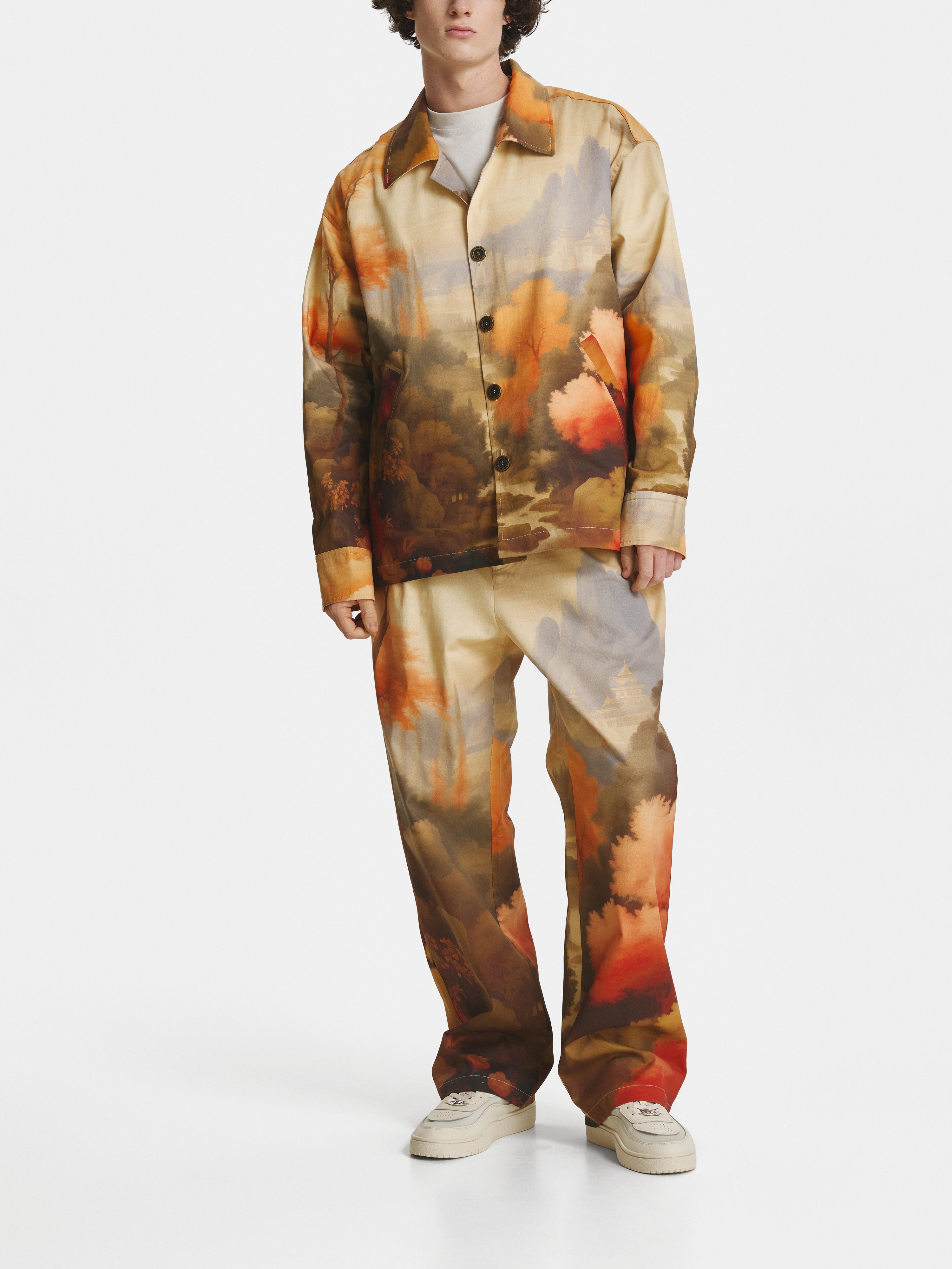 Valley of Life Denim Shirt Jacket