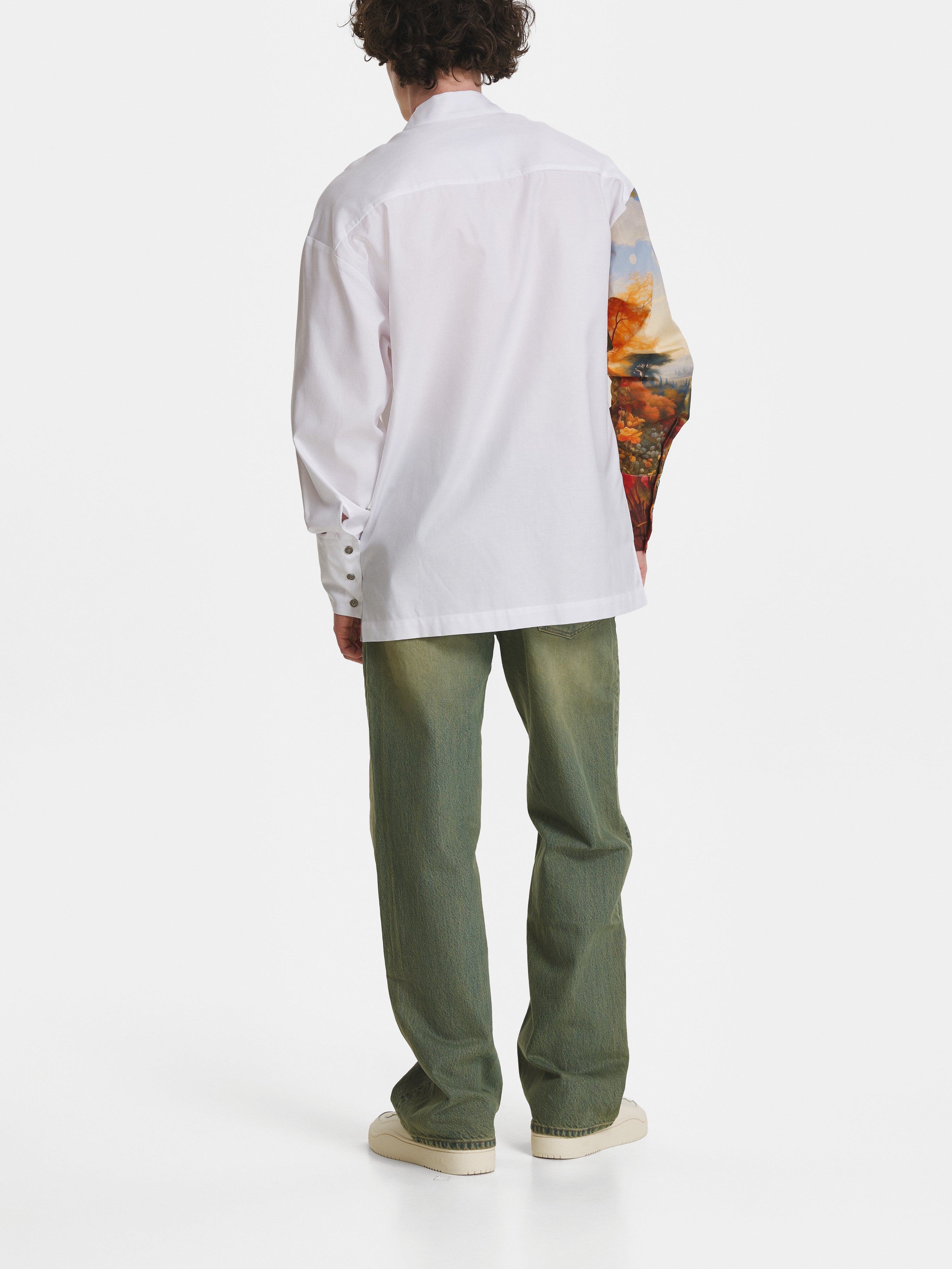 Hybrid Cotton White Shirt