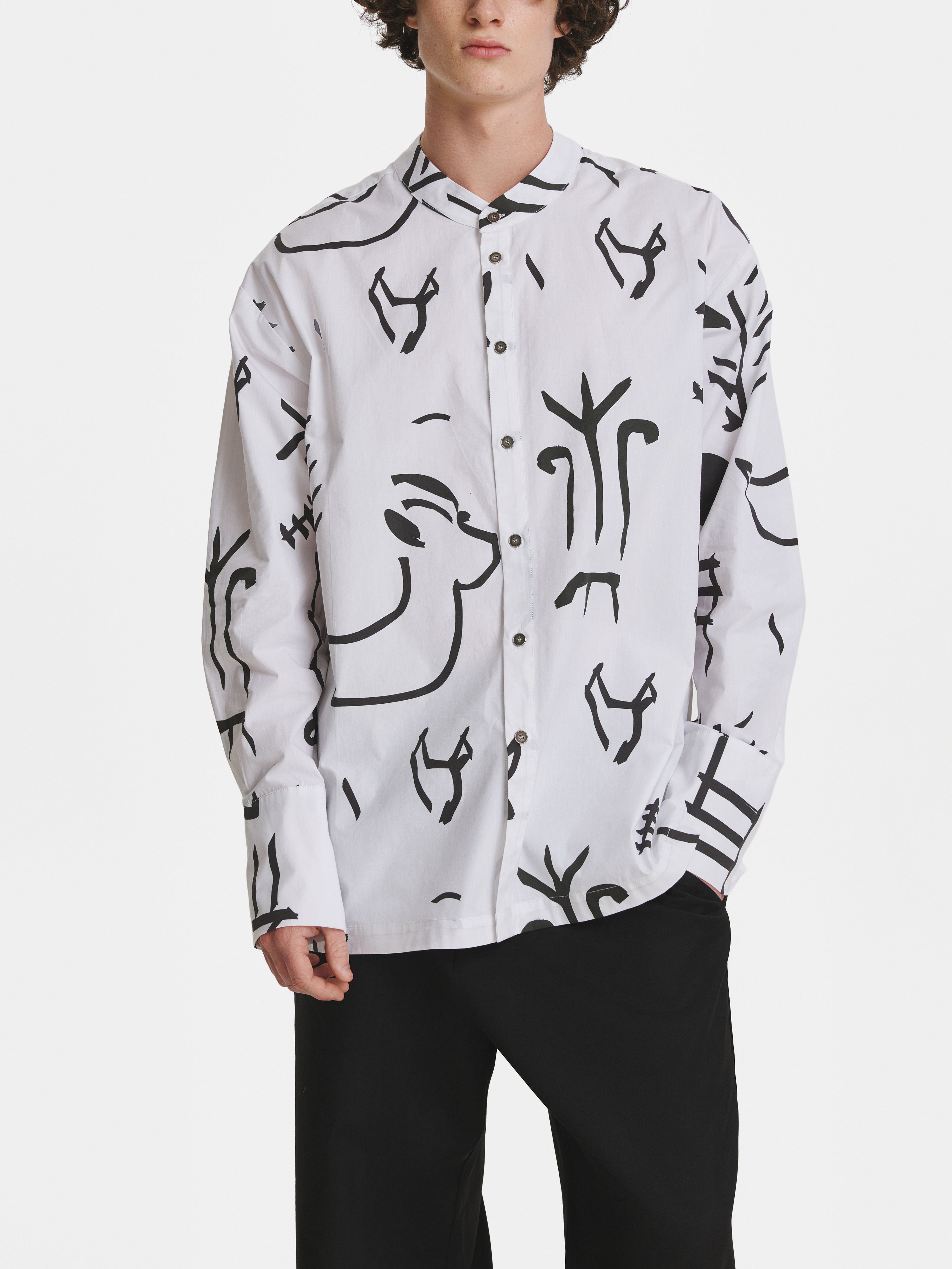 Tartaria White Cotton Shirt