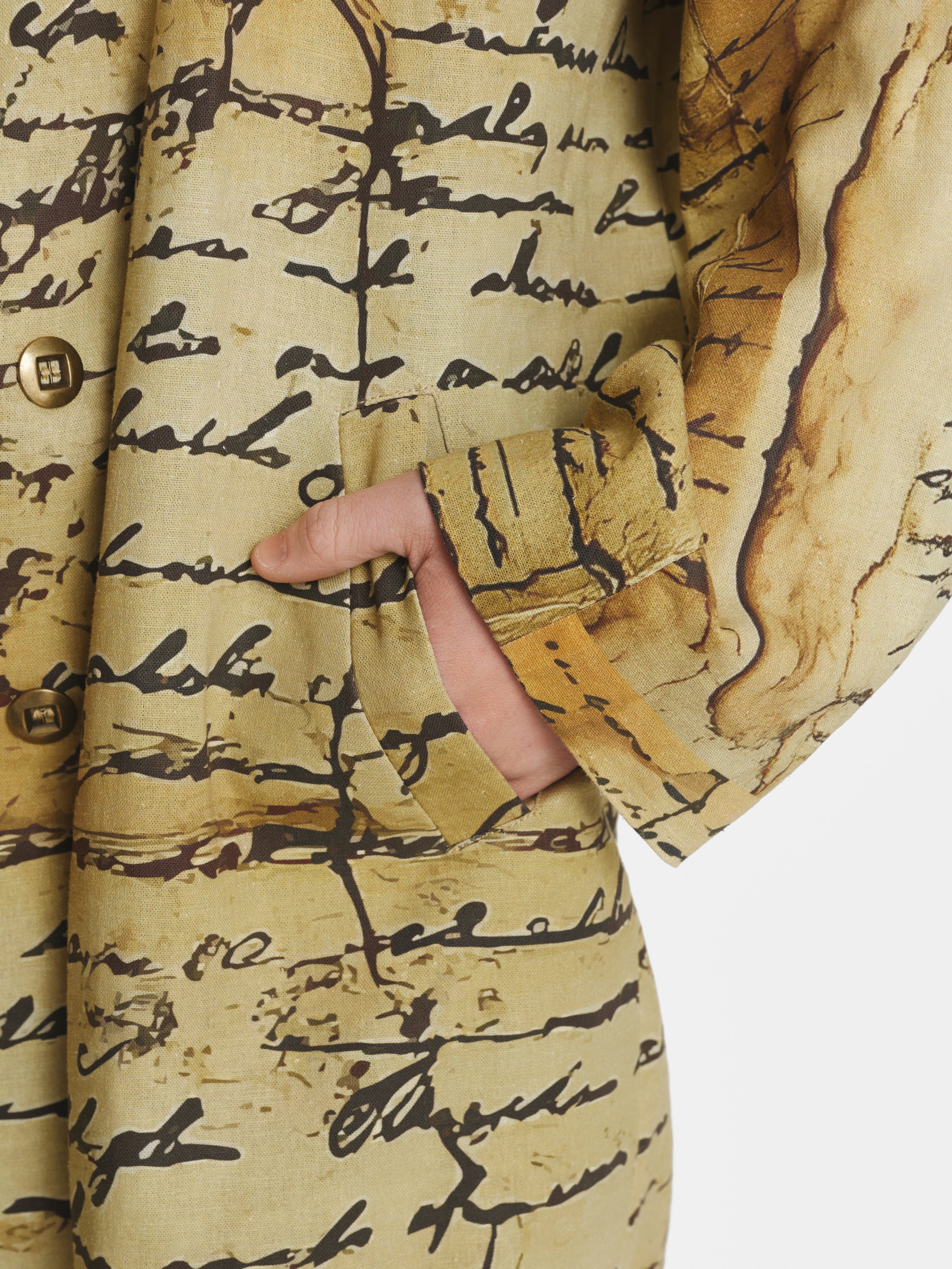 Contracts Linen Coat