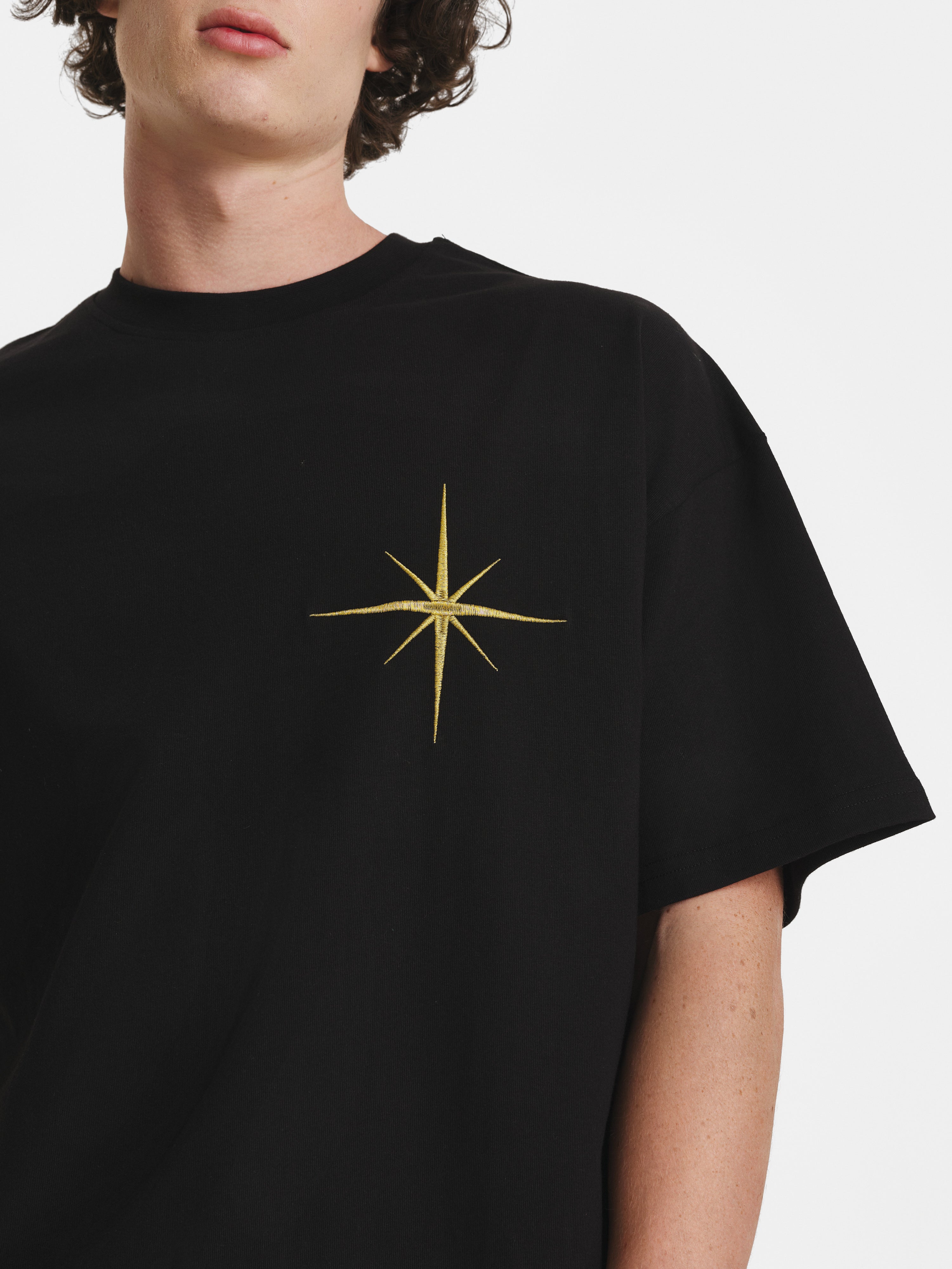 Black Star Cotton T-shirt