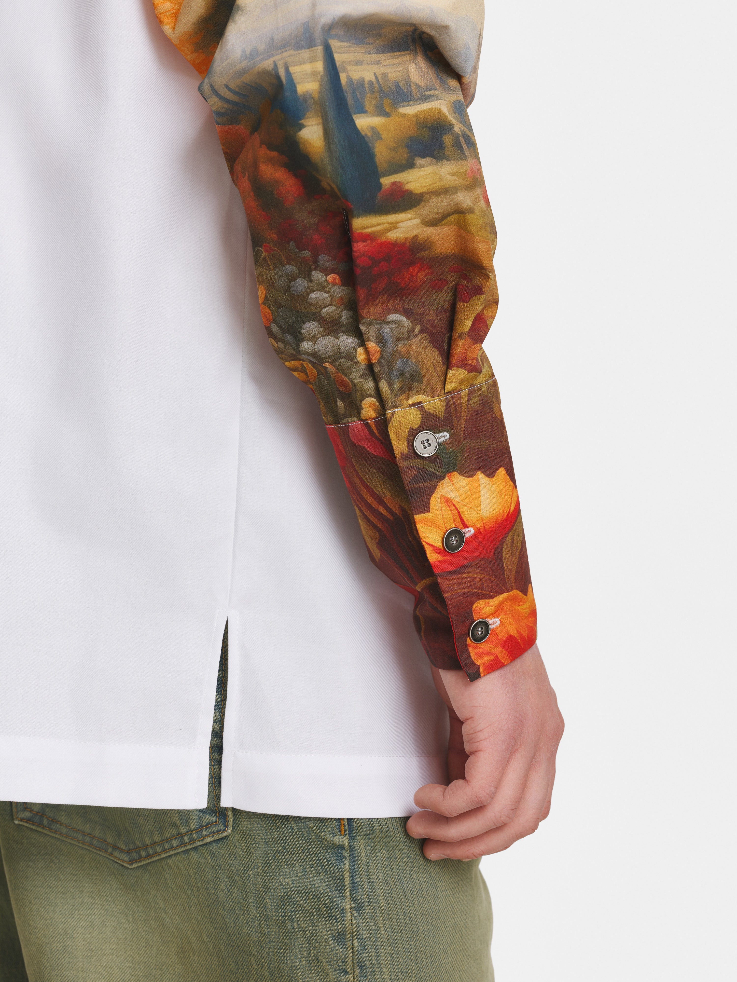 Hybrid Cotton White Shirt