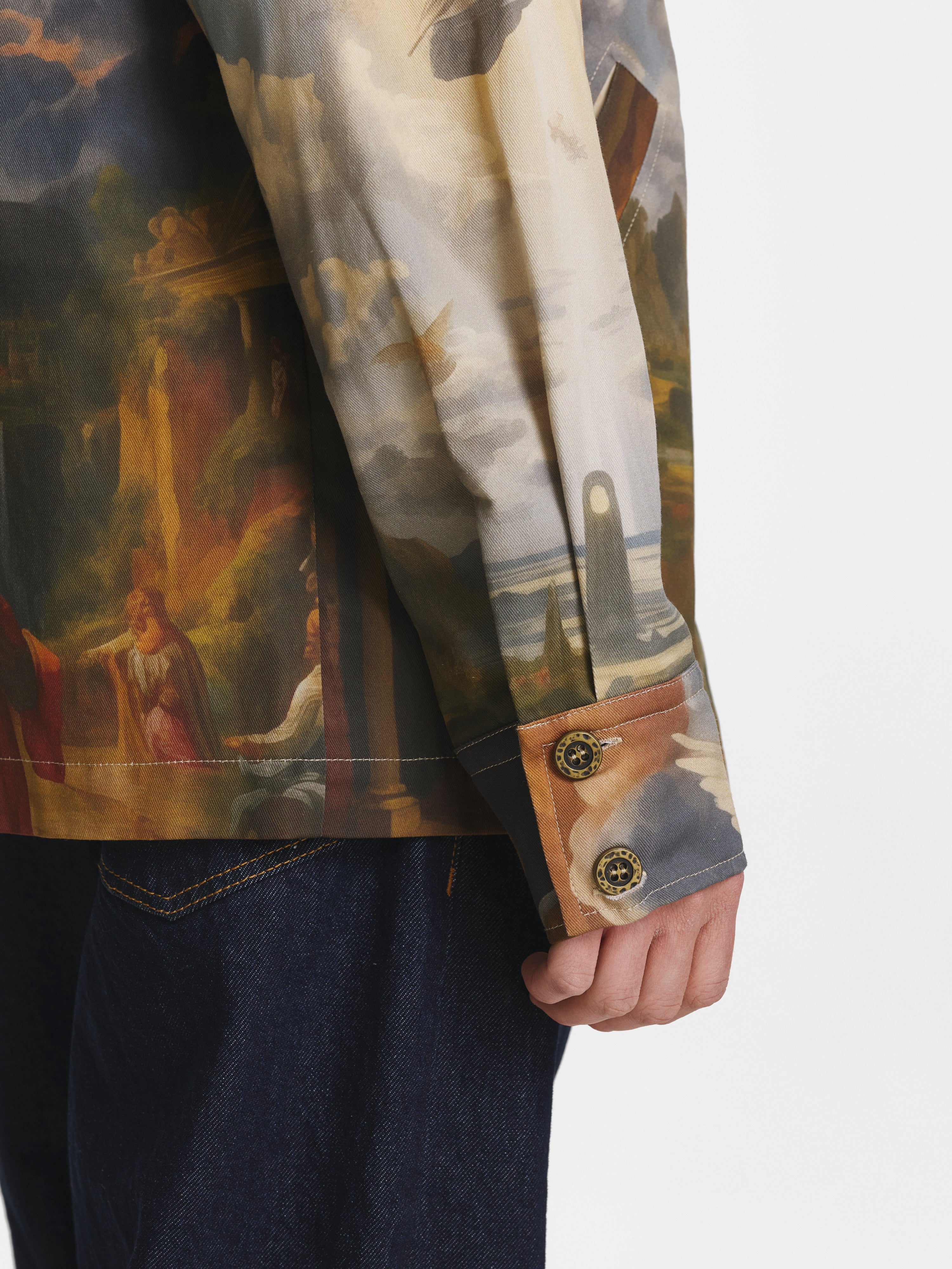 Judgement Day Denim Shirt Jacket